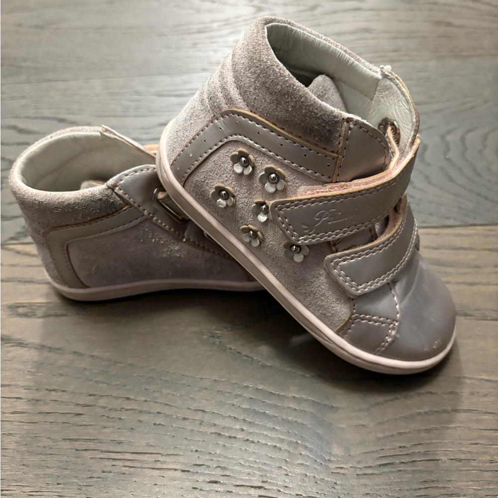 Primigi Italian made pink toddler shoes sz 7.5T EUC